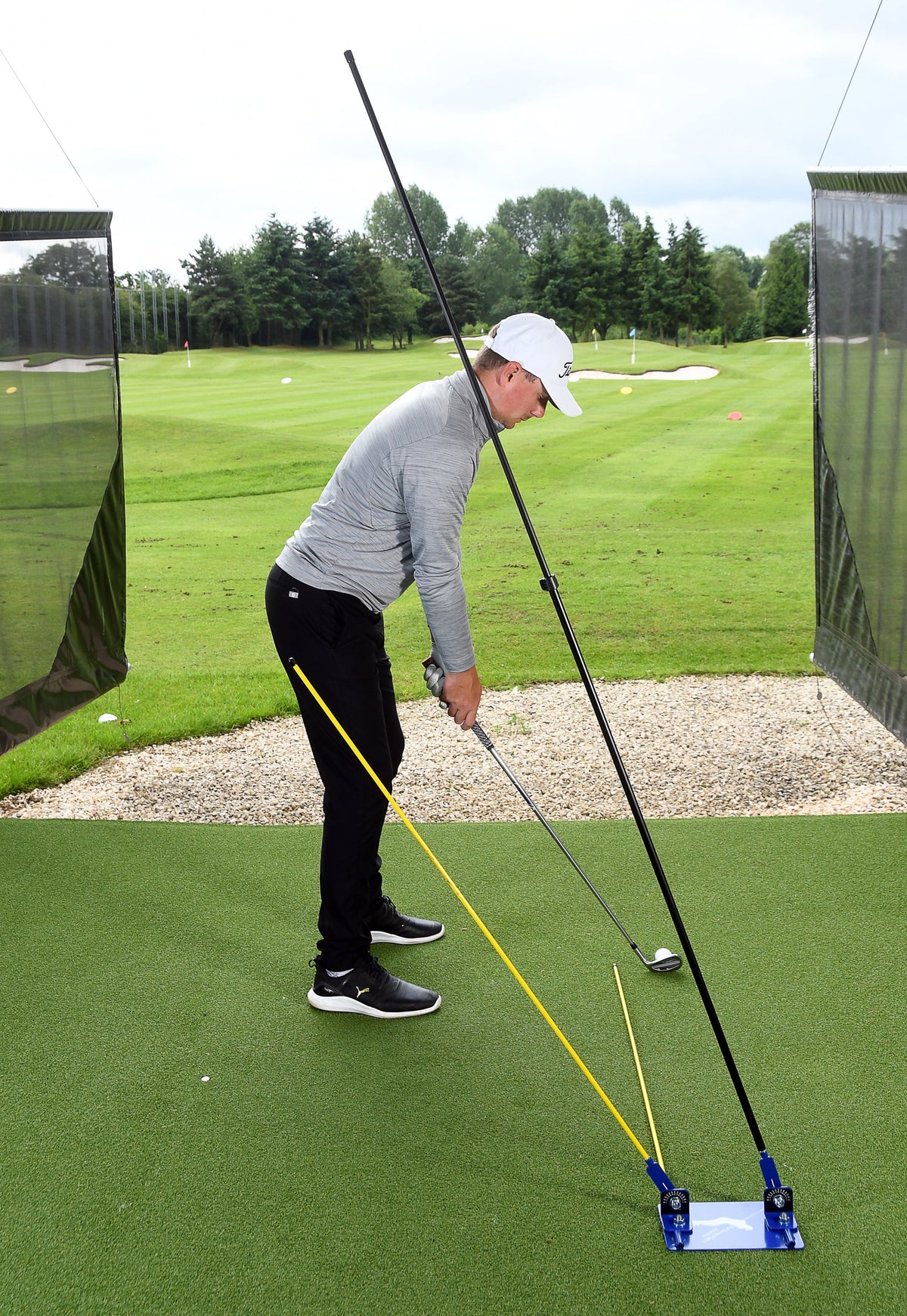 Swing Plate Extension Pole at Blackout Golf
