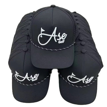 Ase Golf 5 Panel Rope Hat at Blackout Golf