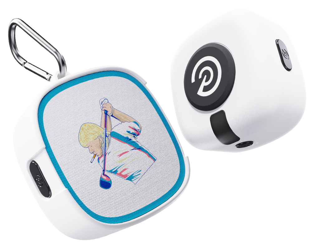 DUO GPS Golf Speaker | Magnetic Grip at Blackout Golf
