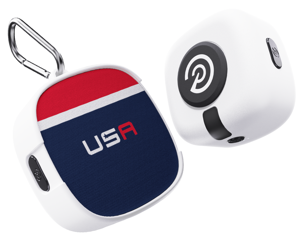 DUO GPS Golf Speaker | Magnetic Grip at Blackout Golf