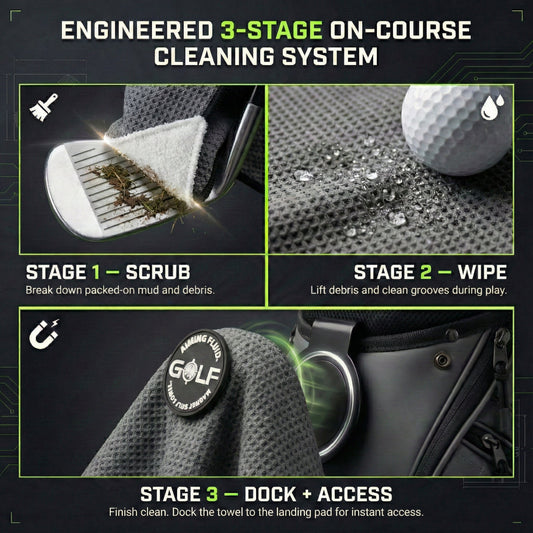 The 40 Magnetic Golf Towel | Landing Pad