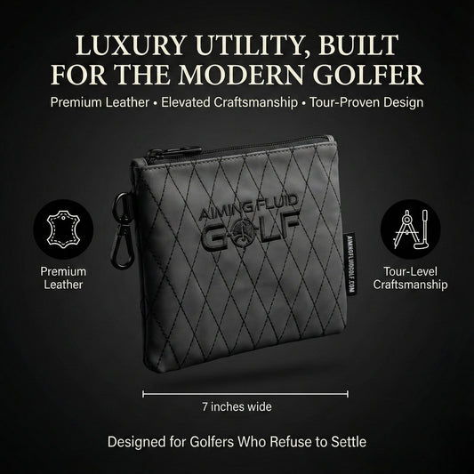 Leather Golf Utility Pouch | Premium Leather
