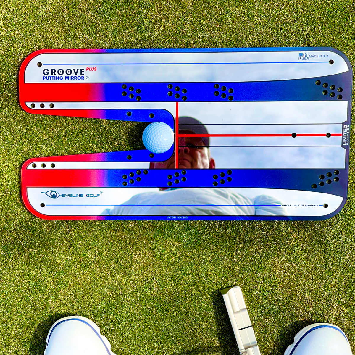 Groove Plus Putting Mirror | Blackout Putting System at Blackout Golf