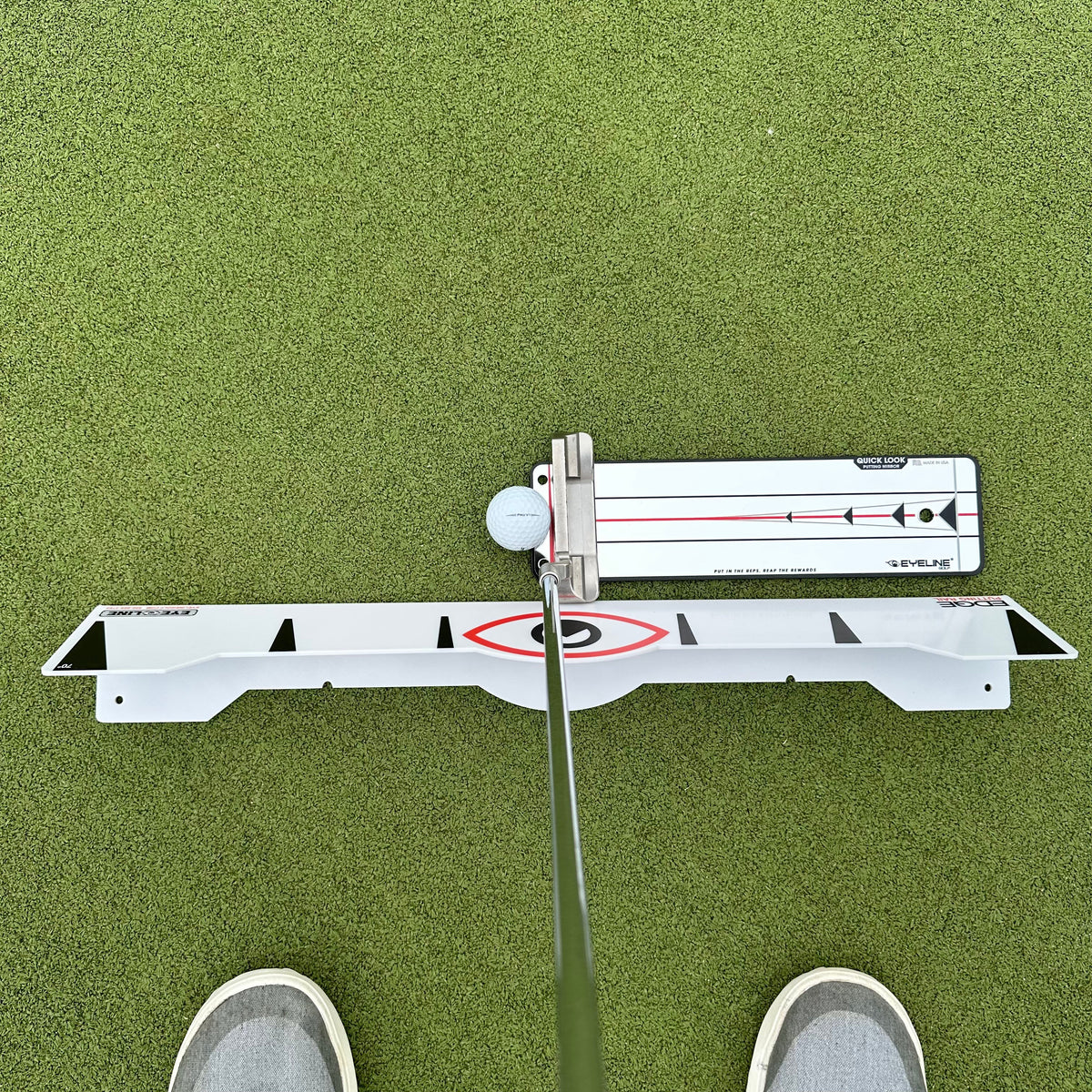 Edge Putting Rail | Quick Look Mirror Combo at Blackout Golf