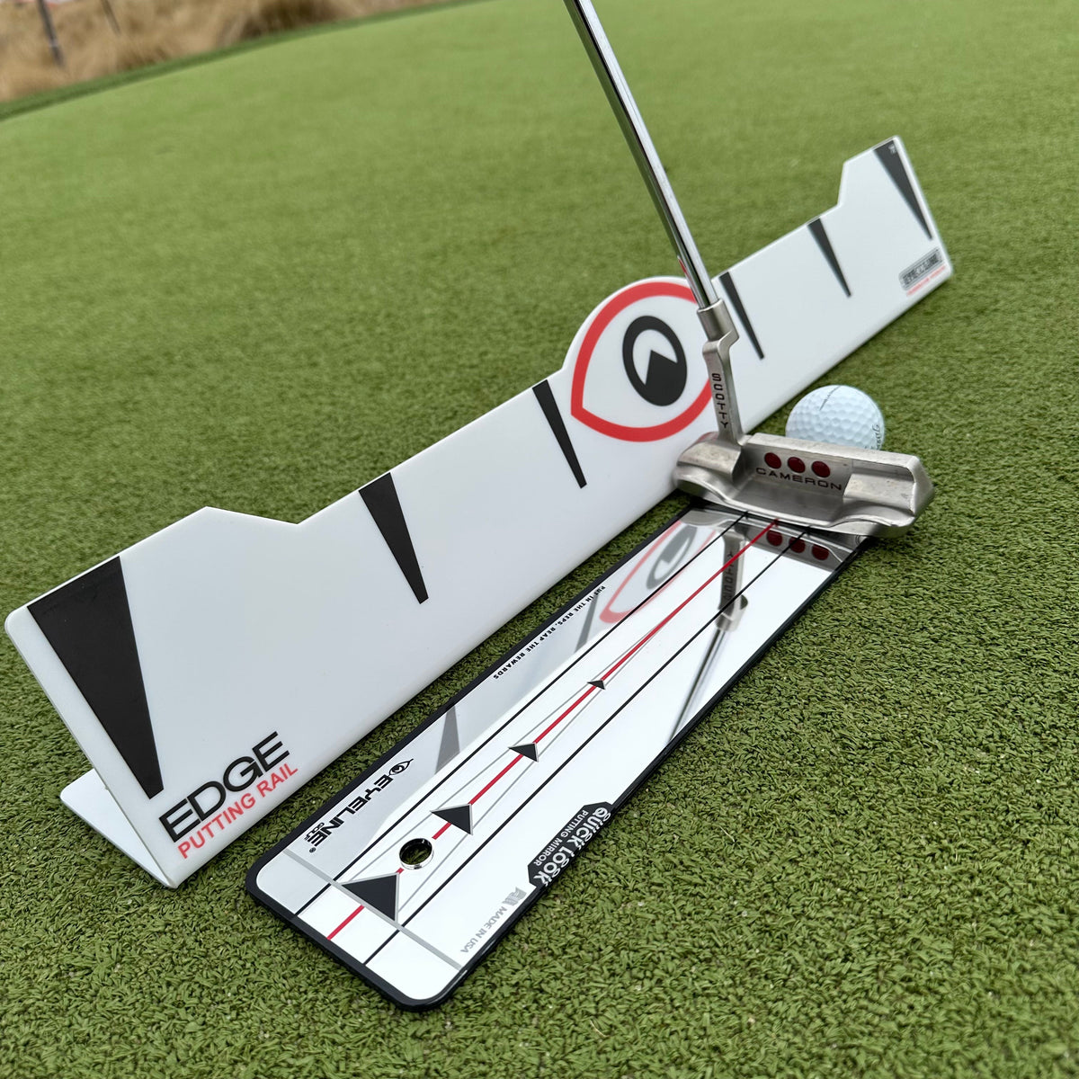 Edge Putting Rail | Quick Look Mirror Combo at Blackout Golf