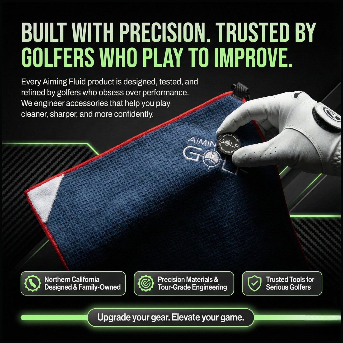 The 40 Magnetic Golf Towel | 16×40