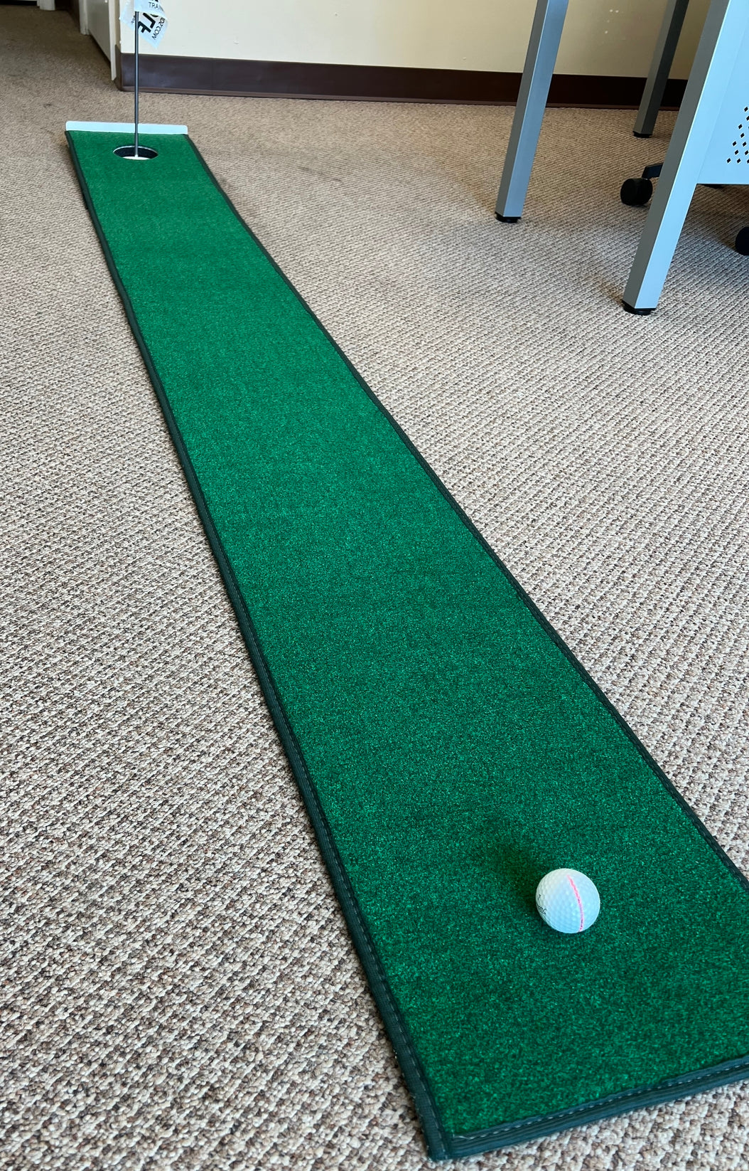Home Putt - Portable Golf Putting Mat - Perfect Golf Training Aid to Practice your Golf Game Everywhere You Go - 1 Ft by 8 Ft Mini Golf Putting Green