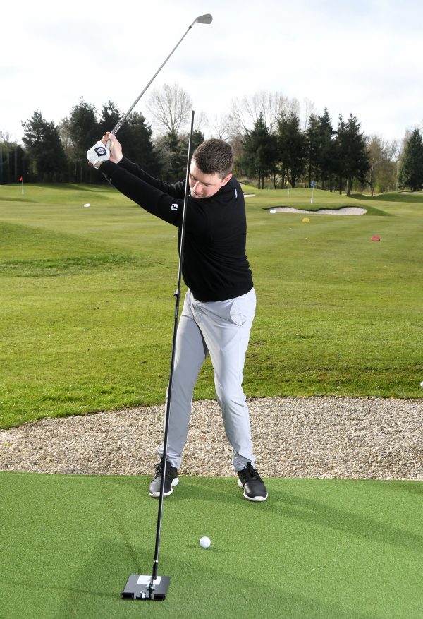 Swing Plate Extension Pole at Blackout Golf
