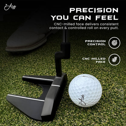 Ase AG2 Mallet Putter | Balanced Feel at Blackout Golf 