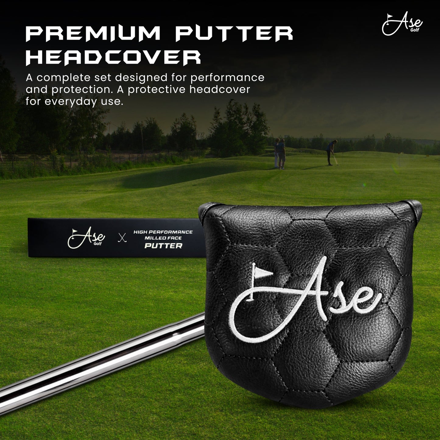 Ase AG2 Mallet Putter | Balanced Feel at Blackout Golf 