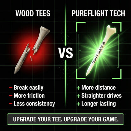 PureFlight Golf Tees | Aiming Fluid 50-Pack