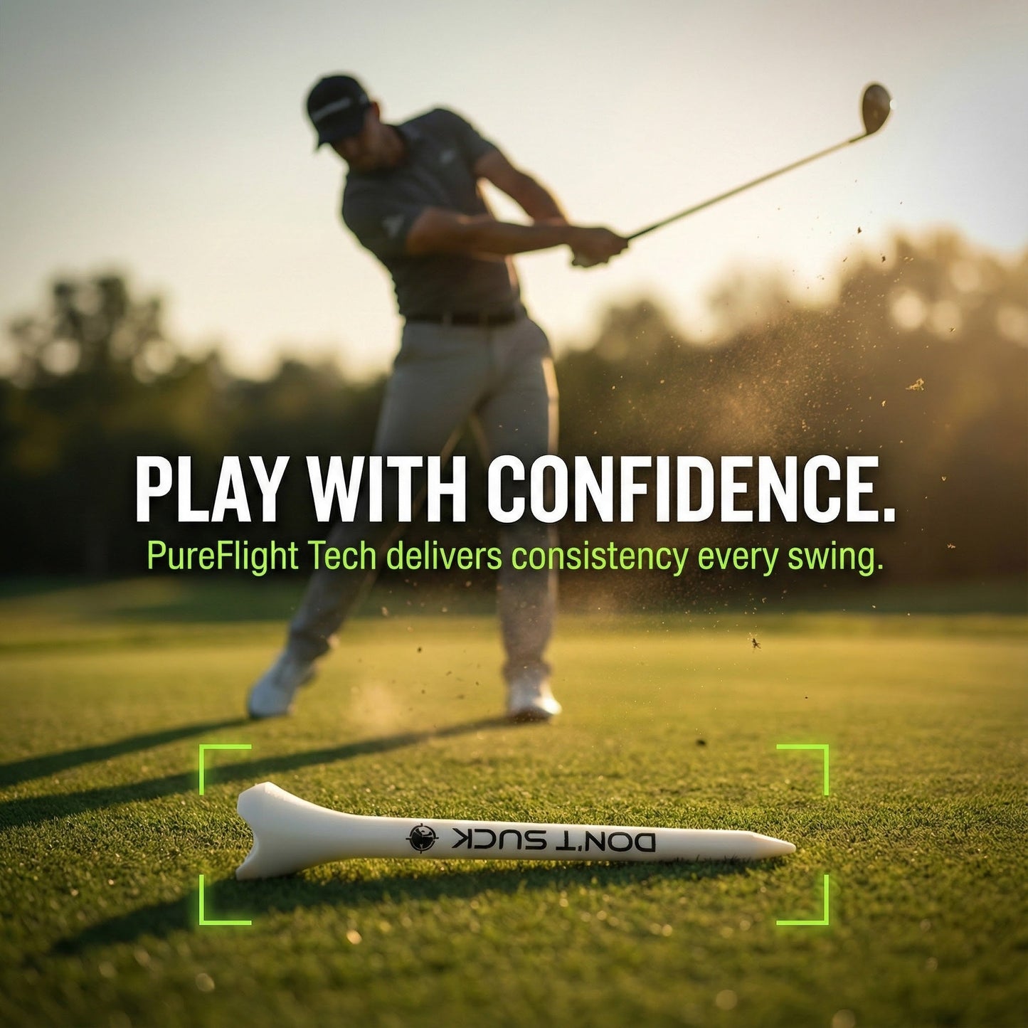 PureFlight Golf Tees | Aiming Fluid 50-Pack