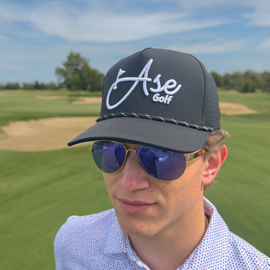 Ase Golf 5 Panel Rope Hat at Blackout Golf 