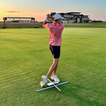 Wedge Swing Practice T-Alignment | With Mirror