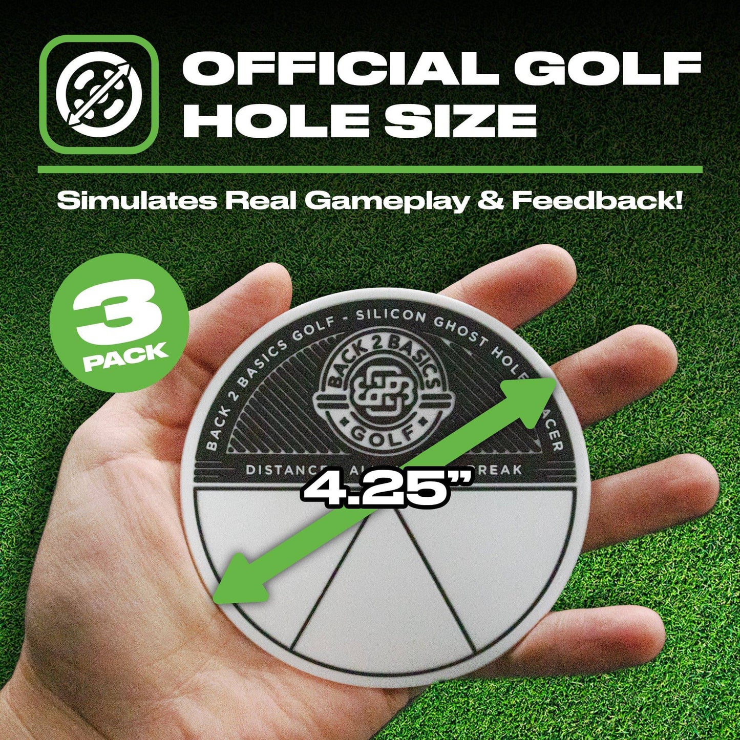 Putting Target Holes | Putter Training at Blackout Golf 