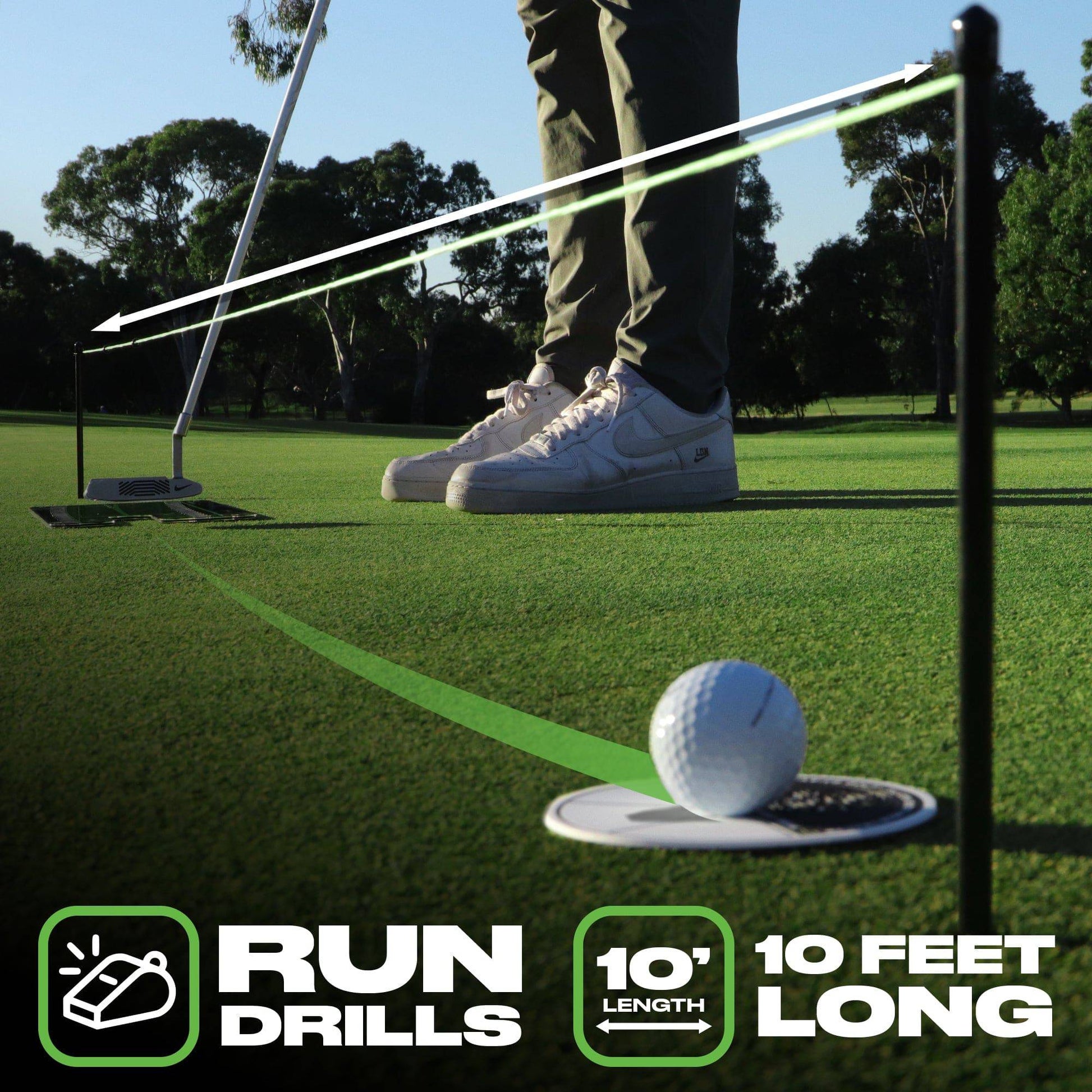 Putting String Line | Distance Control at Blackout Golf 