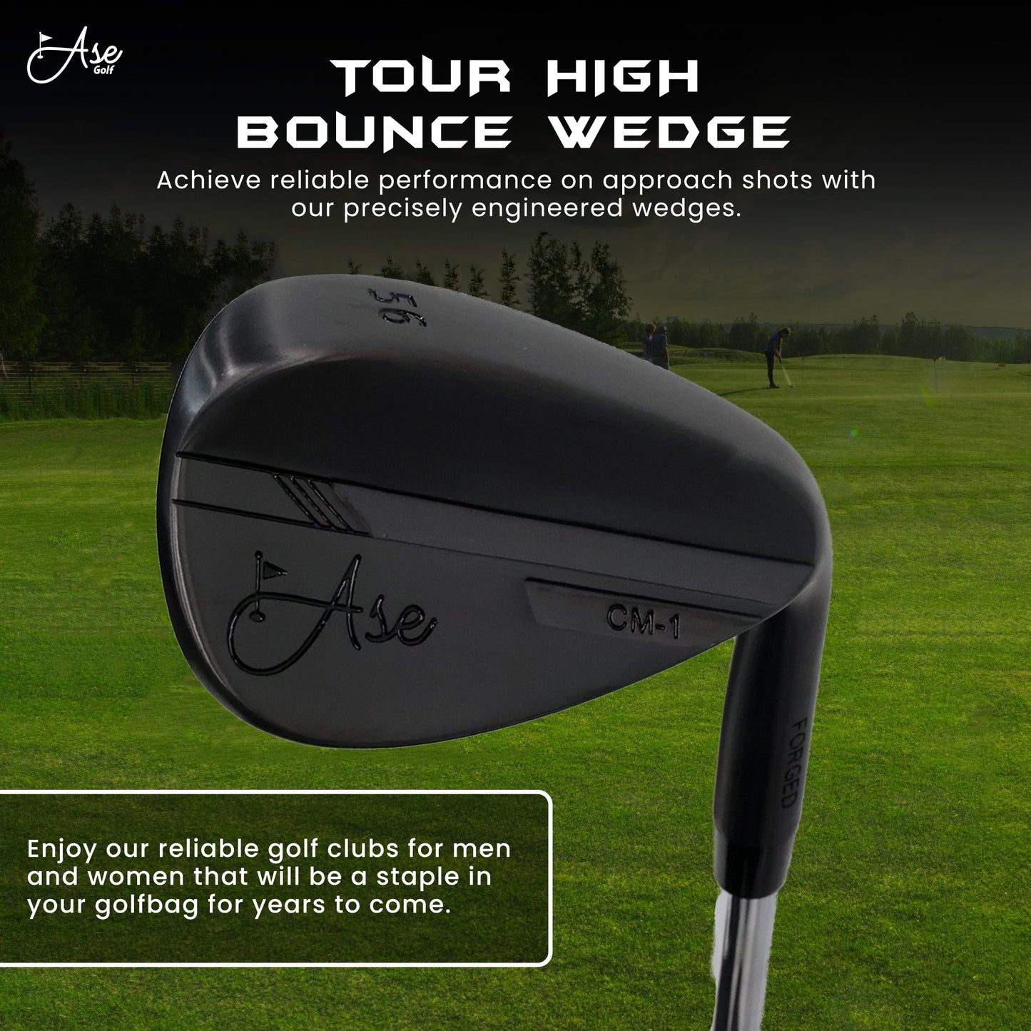 Ase BLACKOUT Wedge Set | Precision Forged at Blackout Golf 