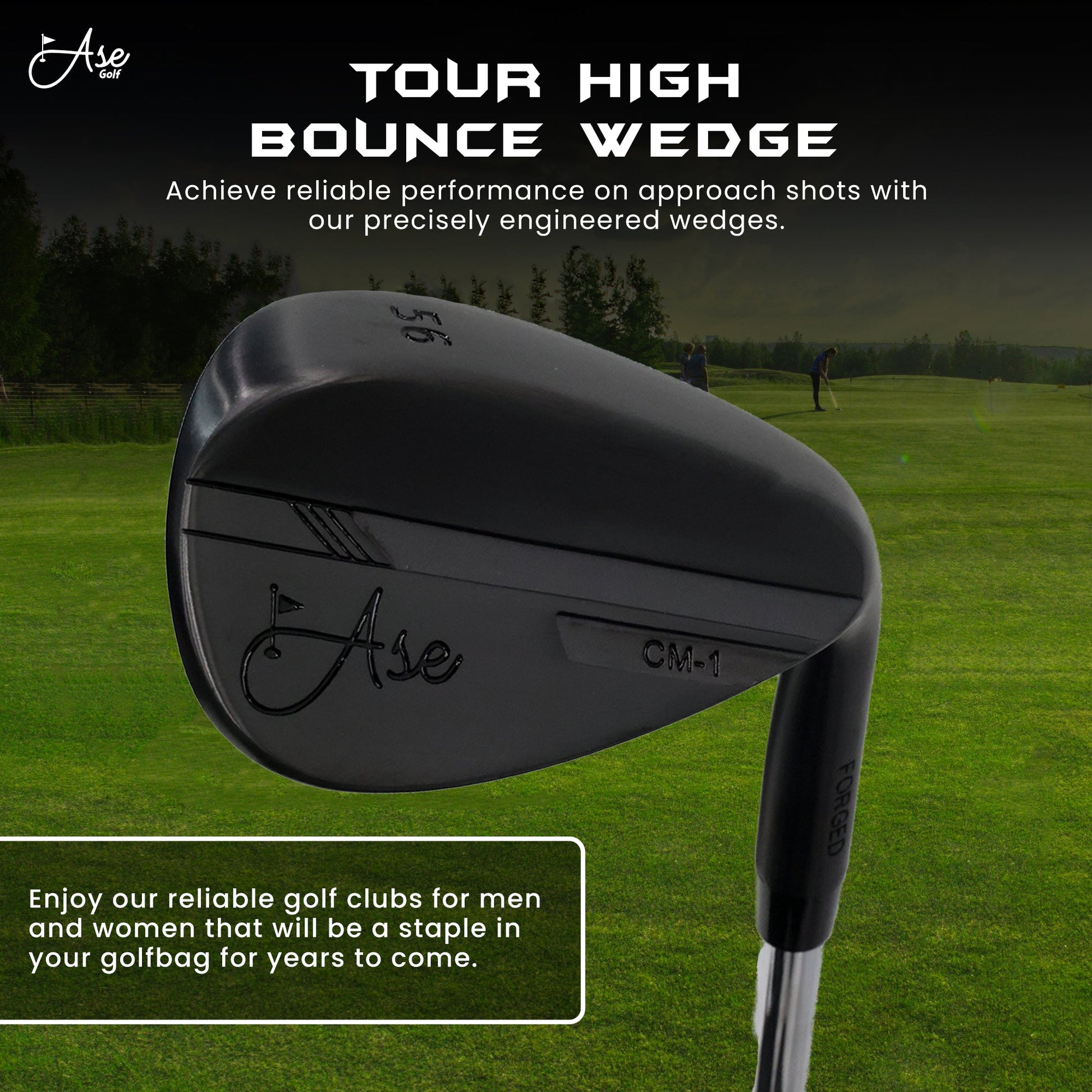 Ase BLACKOUT Wedge Set | Precision Forged at Blackout Golf 