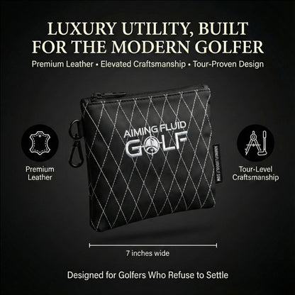 Leather Golf Utility Pouch | Premium Leather