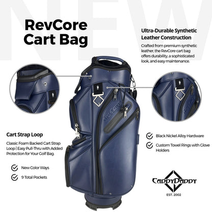 RevCore Golf Cart Bag | 14 Way Divider