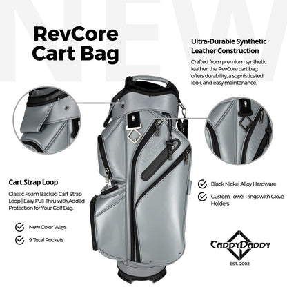 RevCore Golf Cart Bag | 14 Way Divider
