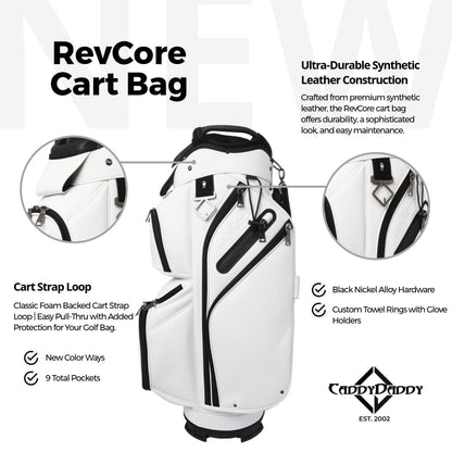 RevCore Golf Cart Bag | 14 Way Divider