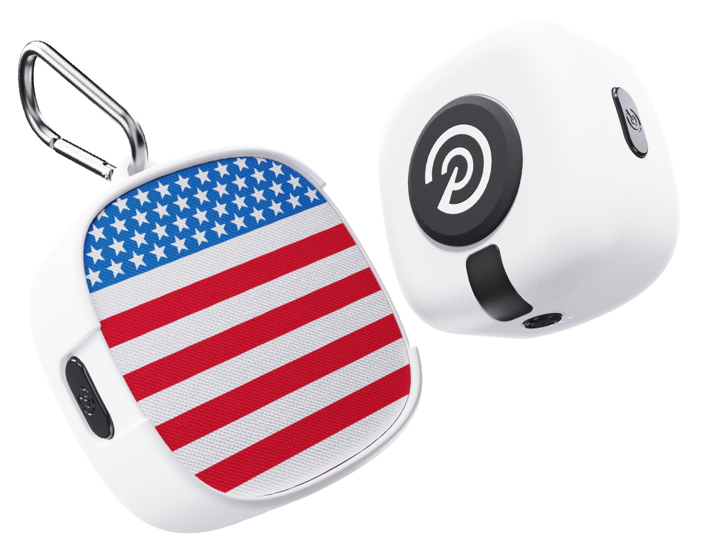 DUO GPS Golf Speaker | Magnetic Grip at Blackout Golf 