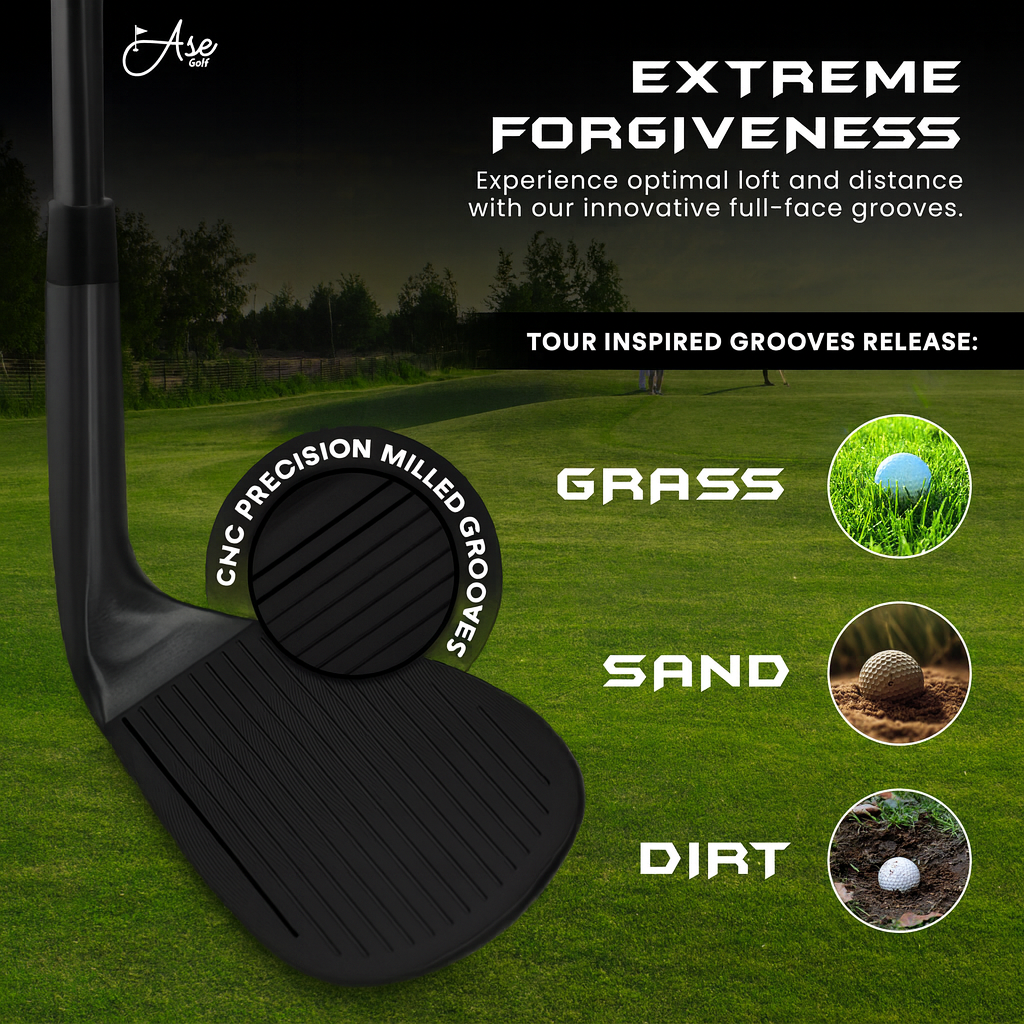 Ase BLACKOUT Wedge Set | Precision Forged at Blackout Golf 