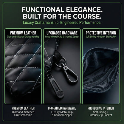 Leather Golf Utility Pouch | Premium Leather