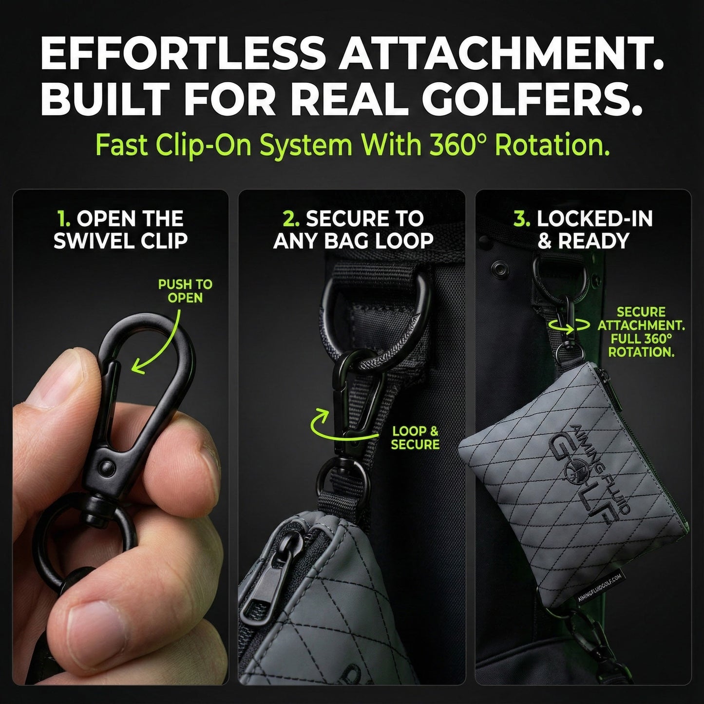 Leather Golf Utility Pouch | Premium Leather