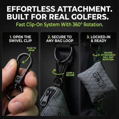 Leather Golf Utility Pouch | Premium Leather