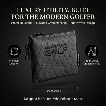 Leather Golf Utility Pouch | Premium Leather