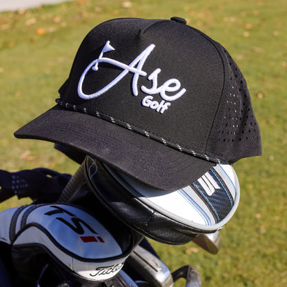 Ase Golf 5 Panel Rope Hat at Blackout Golf 