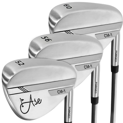 Ase 3-Piece Wedge Set | Balanced Feel at Blackout Golf 