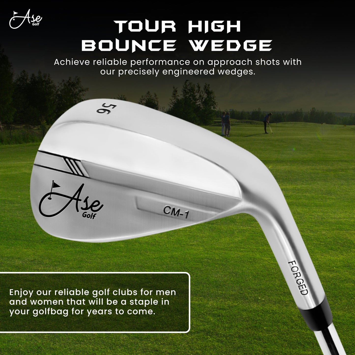 Ase 3-Piece Wedge Set | Balanced Feel at Blackout Golf 