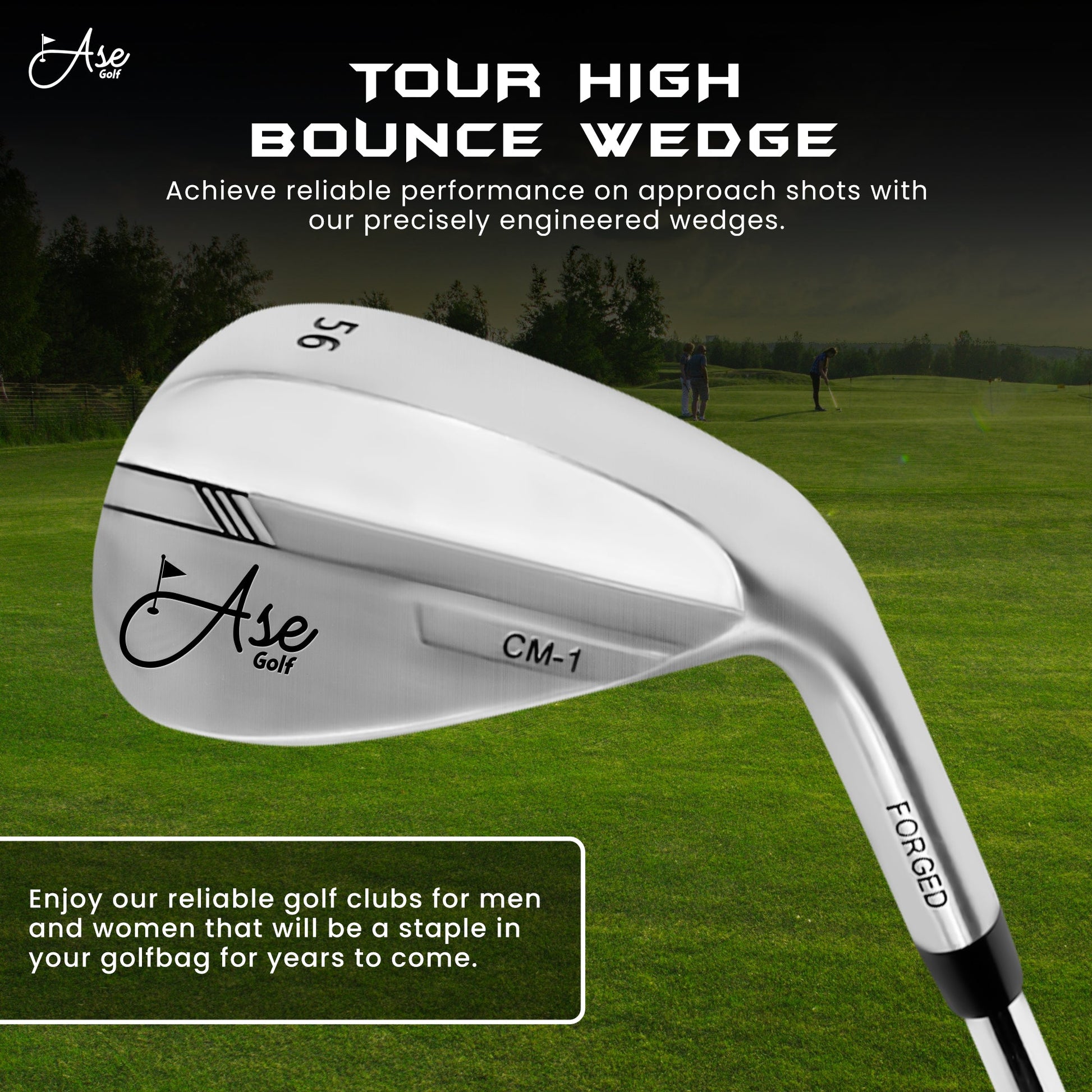 Ase 3-Piece Wedge Set | Balanced Feel at Blackout Golf 