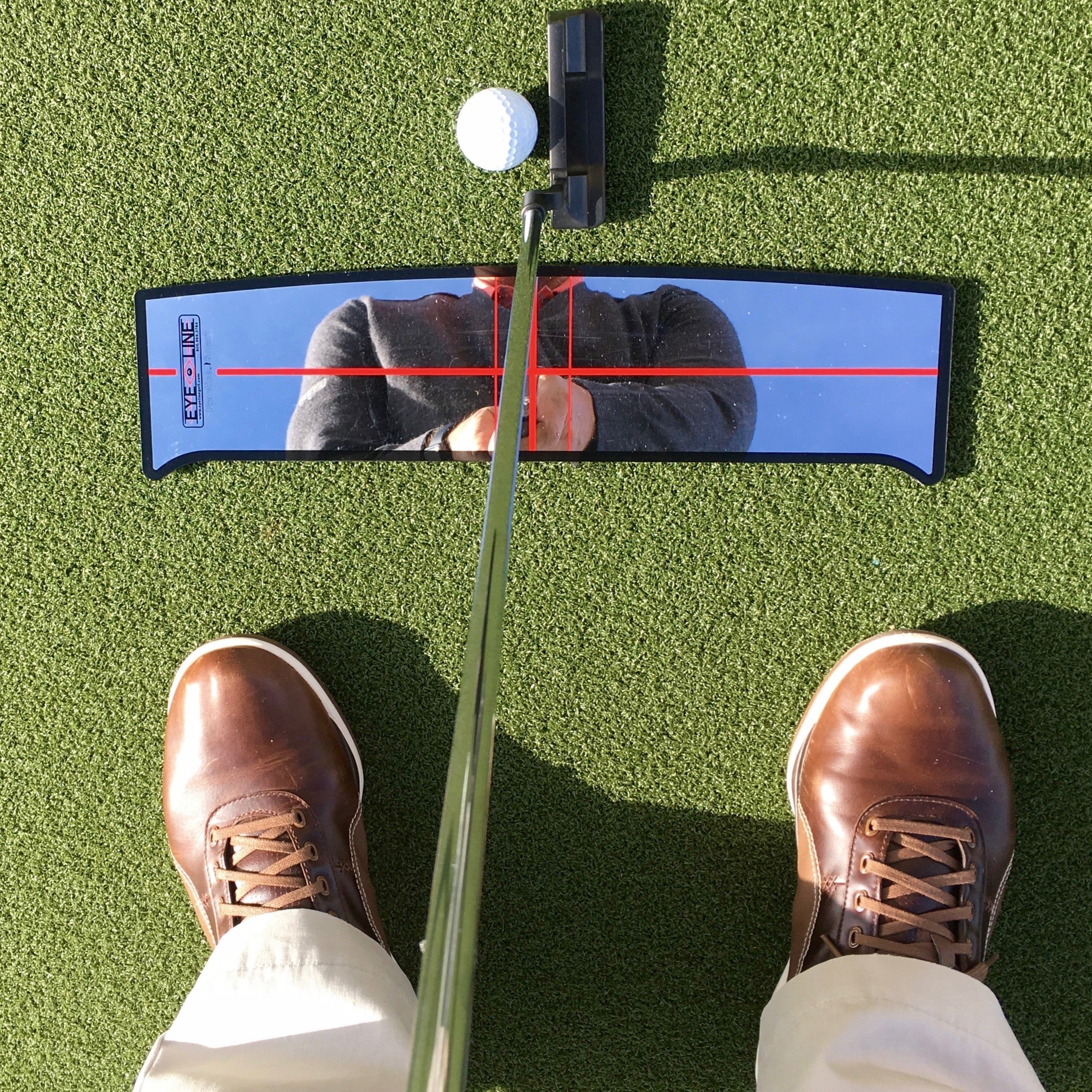Shoulder Alignment Mirror | Putting Setup Training – Blackout Golf