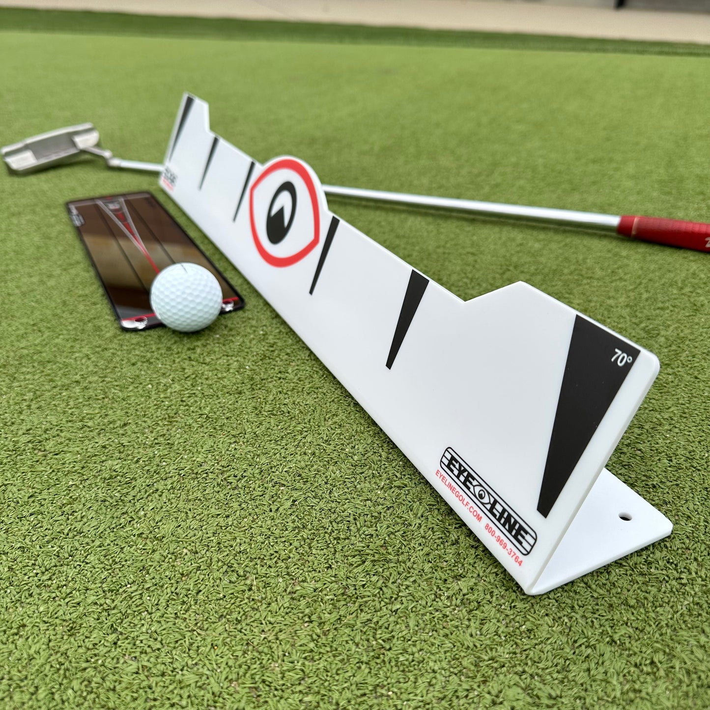 Edge Putting Rail | Quick Look Mirror Combo