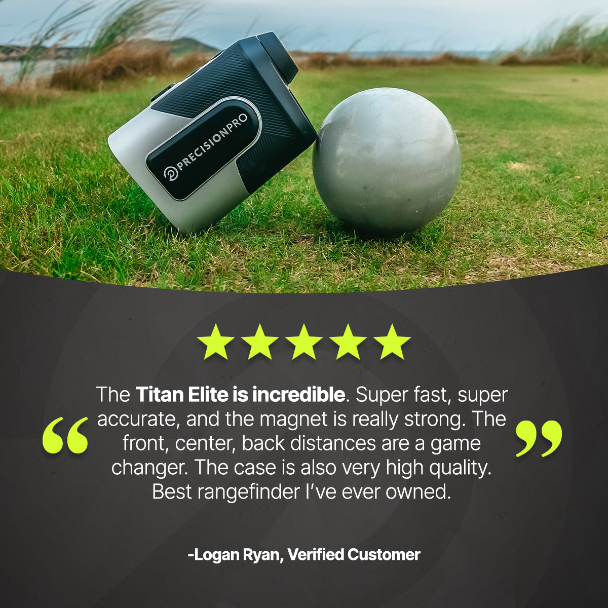Titan Elite Rangefinder at Blackout Golf 