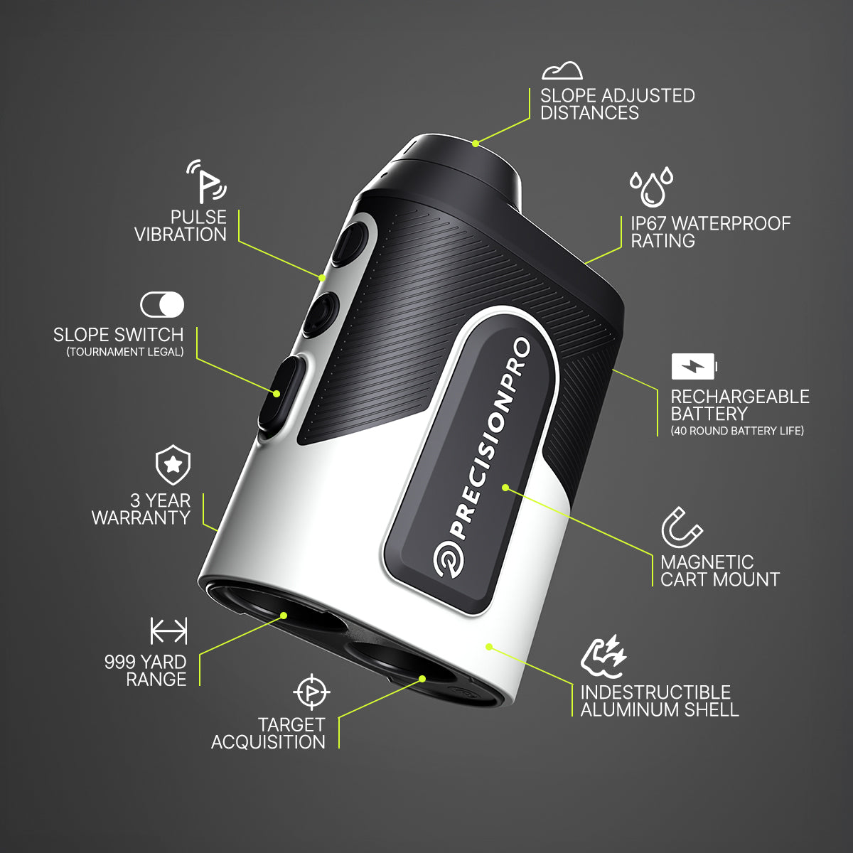 Titan Elite Rangefinder at Blackout Golf 