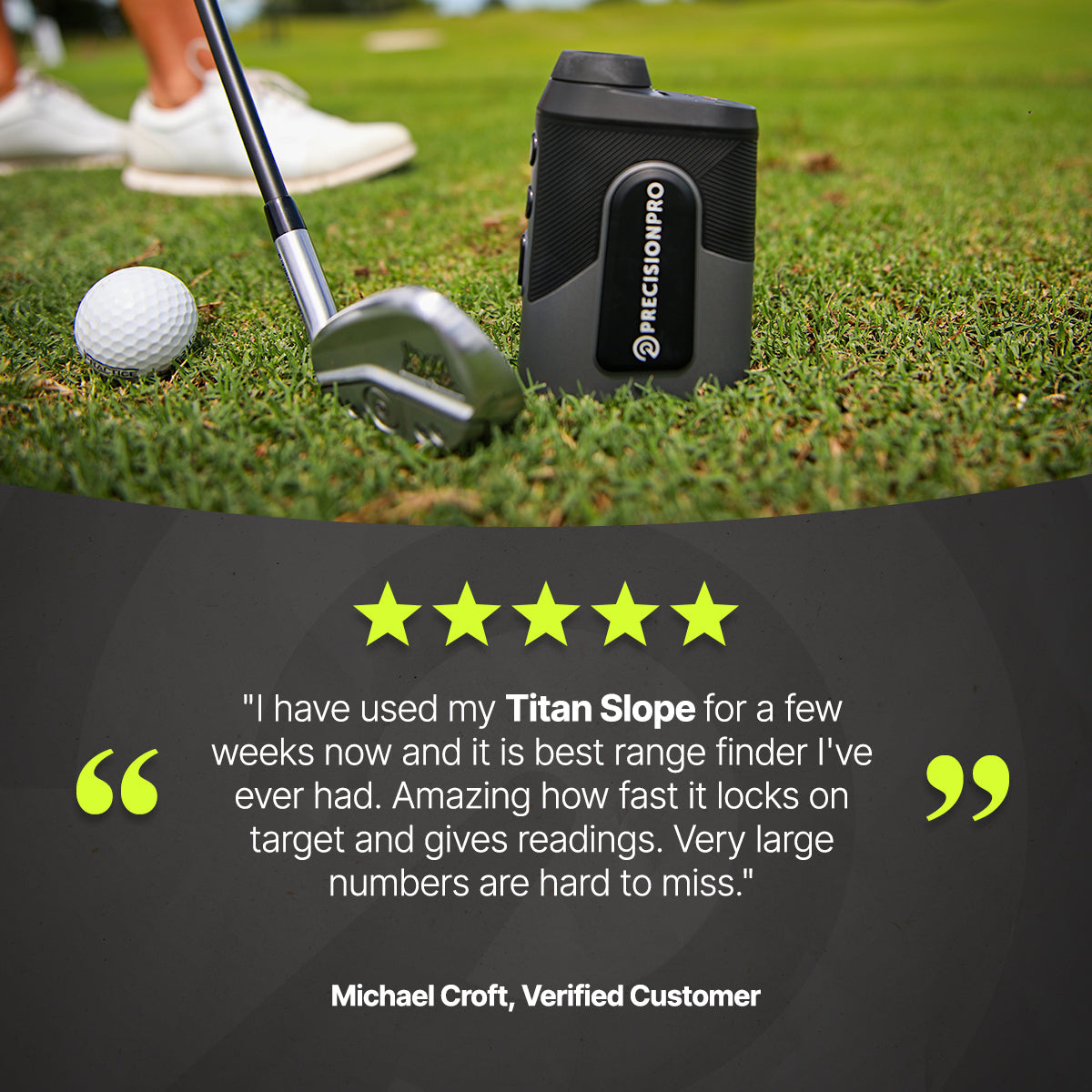 Titan Slope Rangefinder | Team Europe at Blackout Golf 