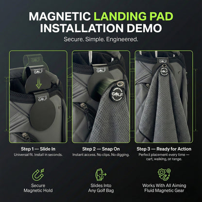 Magnetic Golf Towel | Landing Pad Bundle