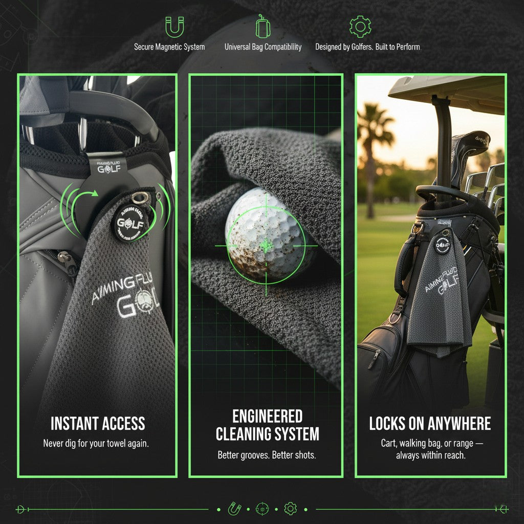 Magnetic Golf Towel | Landing Pad Bundle