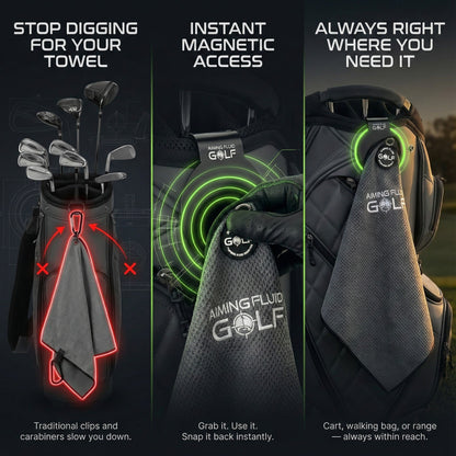 Magnetic Golf Towel | Landing Pad Bundle
