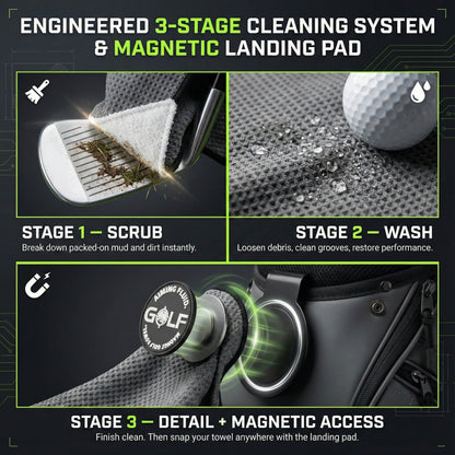 Magnetic Golf Towel | Landing Pad Bundle