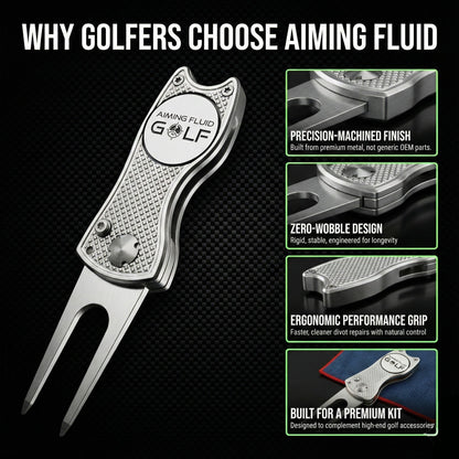 Premium Metal Golf Divot Tool