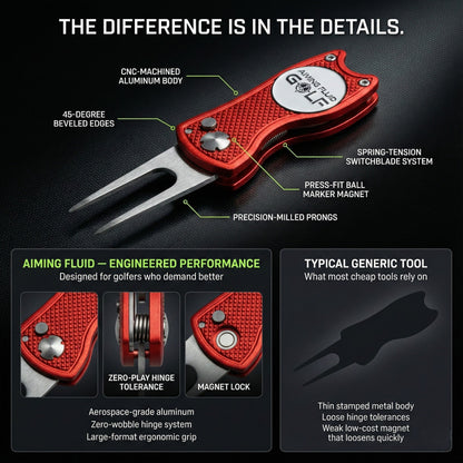 Premium Metal Golf Divot Tool