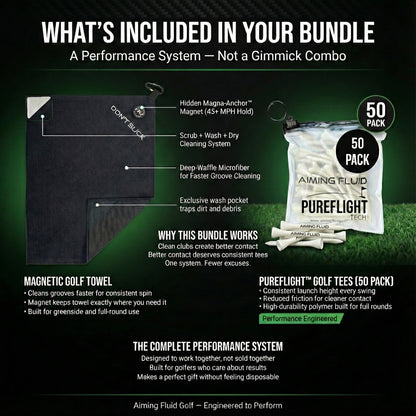 Stuby Magnetic Towel | PureFlight Tees Bundle