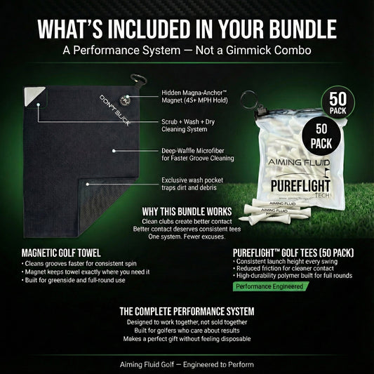 Stuby Magnetic Towel | PureFlight Tees Bundle